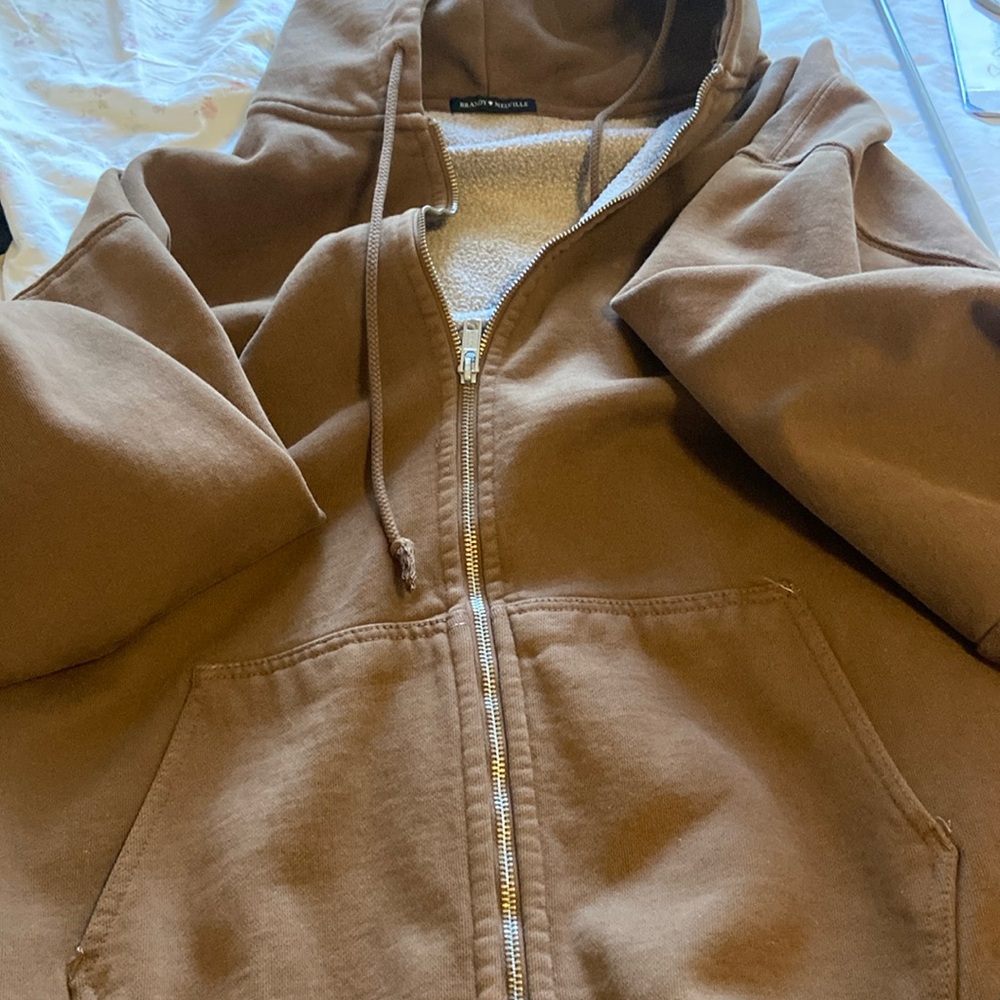 Dark Brown brandy mellvile zip up